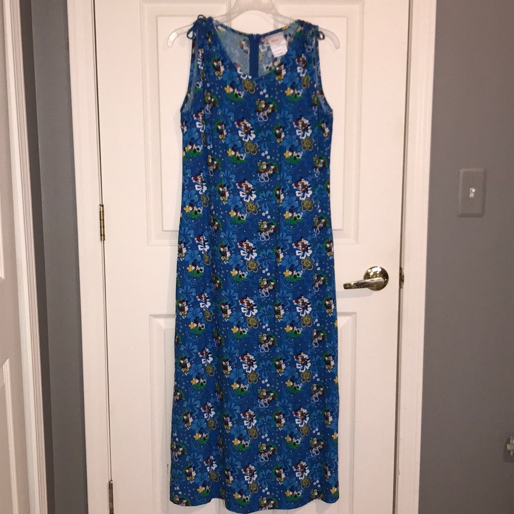 Disney Store M & M Mouse Hawaiian Maxi Dress